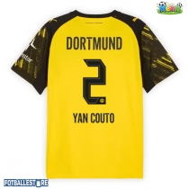 Borussia Dortmund Yan Couto #2 Hjemmedrakt 2025-26 Kortermet